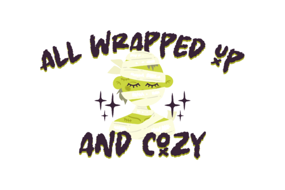All Wrapped Up and Cozy Graphics for Crafts