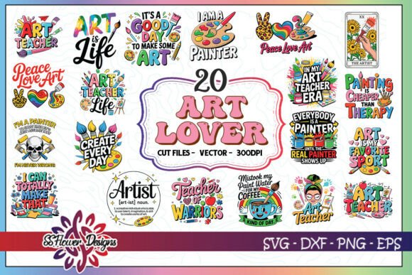 Art Lover SVG Bundle: A Graphics Creator’s Take