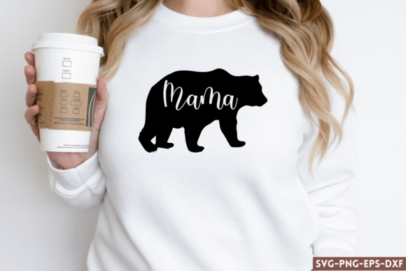 Bear Mama SVG: A Graphic Asset for Crafts and Creative Projects