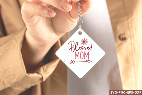 Blessed Mom SVG for Crafts and Graphics