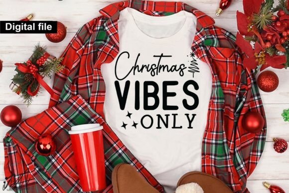 Christmas Vibes Svg for Crafts and Graphics