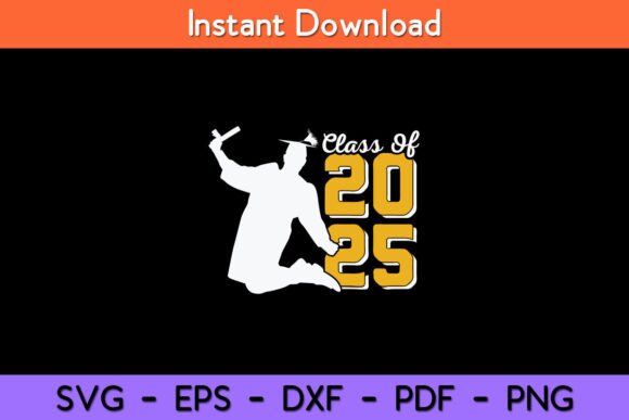 Dabbing Graduation Class of 2025 Gift - A Fun Graphic Design for Crafts