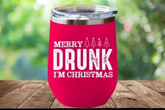 Merry Drunk I’m Christmas SVG for Crafts and Graphics