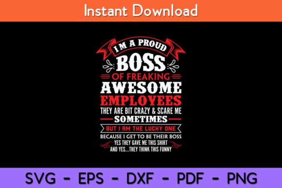 Proud Boss Graphics for Crafts