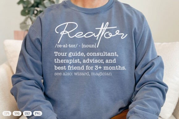 Realtor Definition Svg for Crafts and Graphics