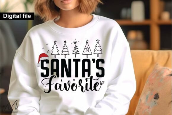 Santa’s Favorite SVG – A Festive Graphic Design for Crafts