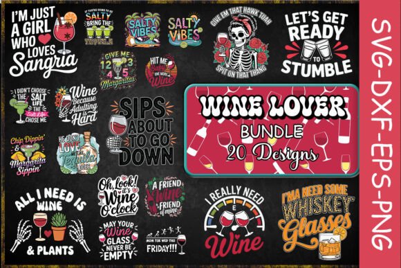 Wine Lover SVG Bundle